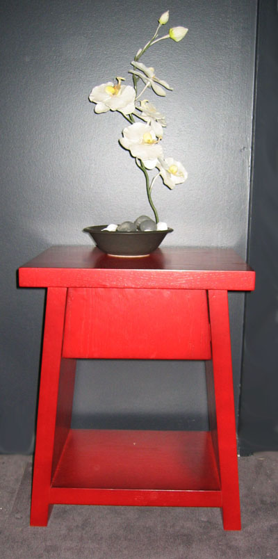 red bed side